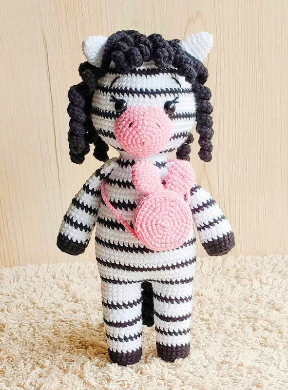 Amigurumi Zebra Doll Free Pattern