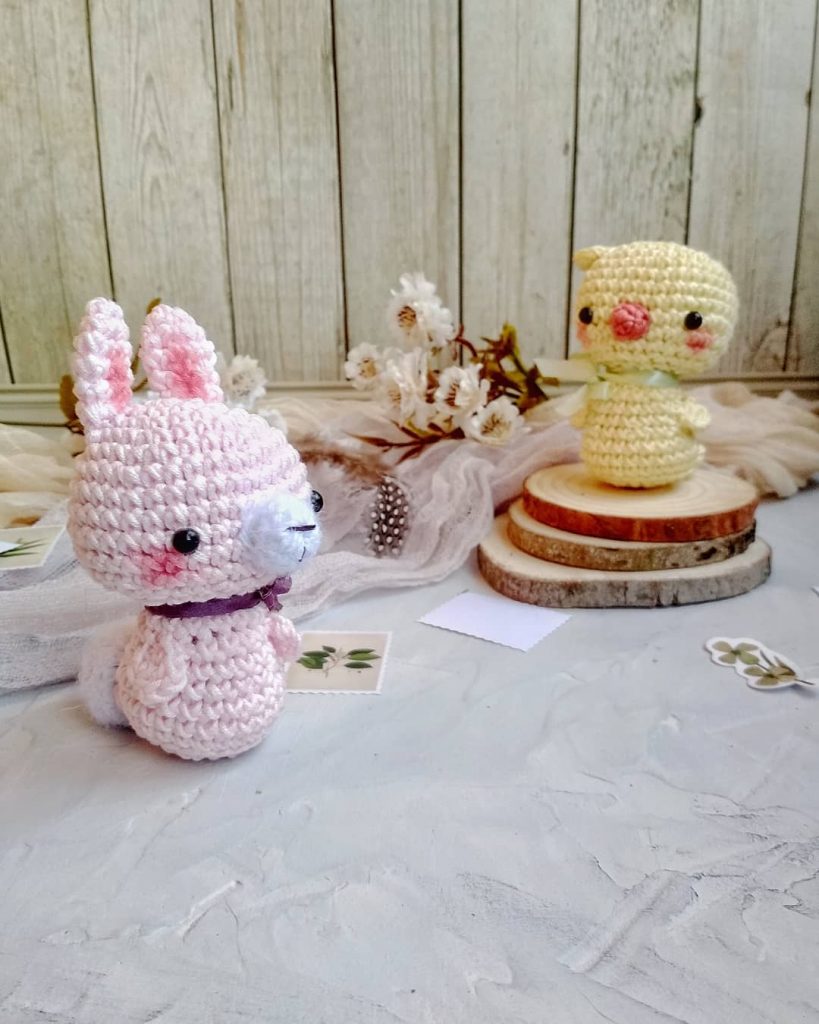 Amigurumi Easter Chick And Bunny Free Pattern