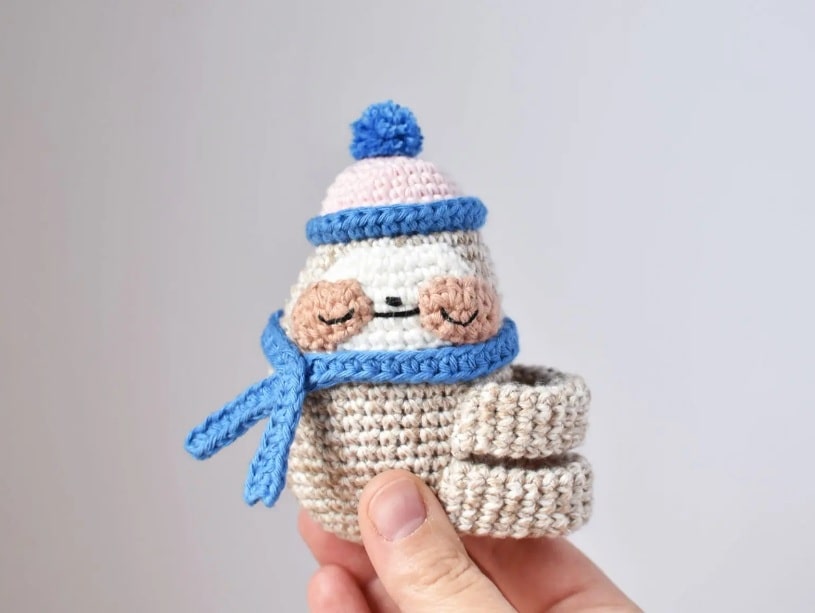 Amigurumi Cute And Chill Sloth Free Crochet Pattern Min