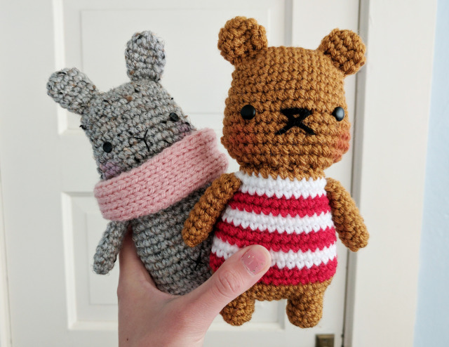 Amigurumi Bear and Bunny Free Pattern - 1