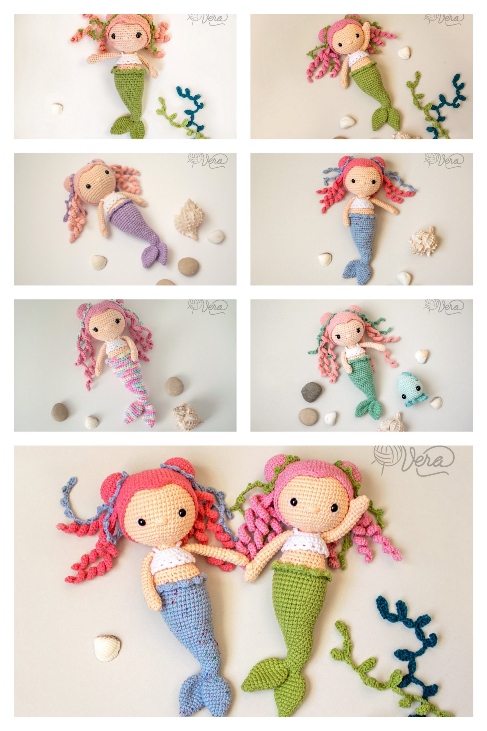 Amigurumi Mermaid Cat Doll Free Pattern-1 – Free Amigurumi Patterns