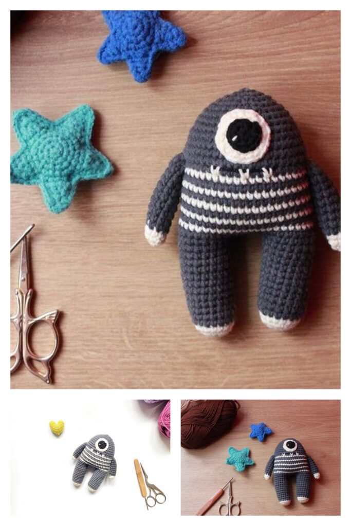 Amigurumi Monster The Mike Free Pattern - 1 24 Monster The Mike 2 Min