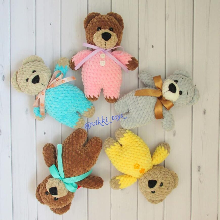 Amigurumi Teddy Bears Free Pattern – Free Amigurumi Patterns