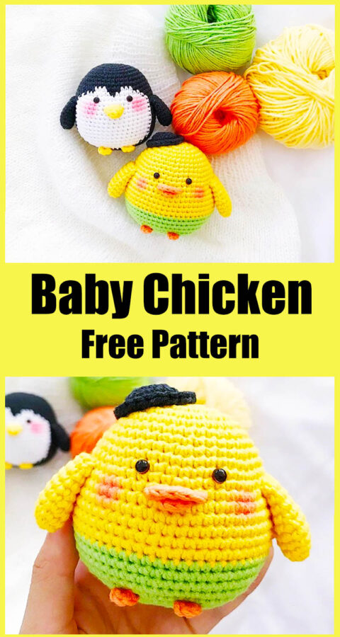 Amigurumi Easy Baby Chicken Free Pattern
