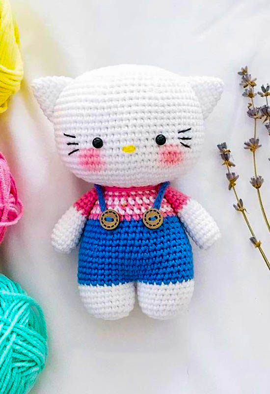 Amigurumi Hello Kitty Crochet Free Pattern