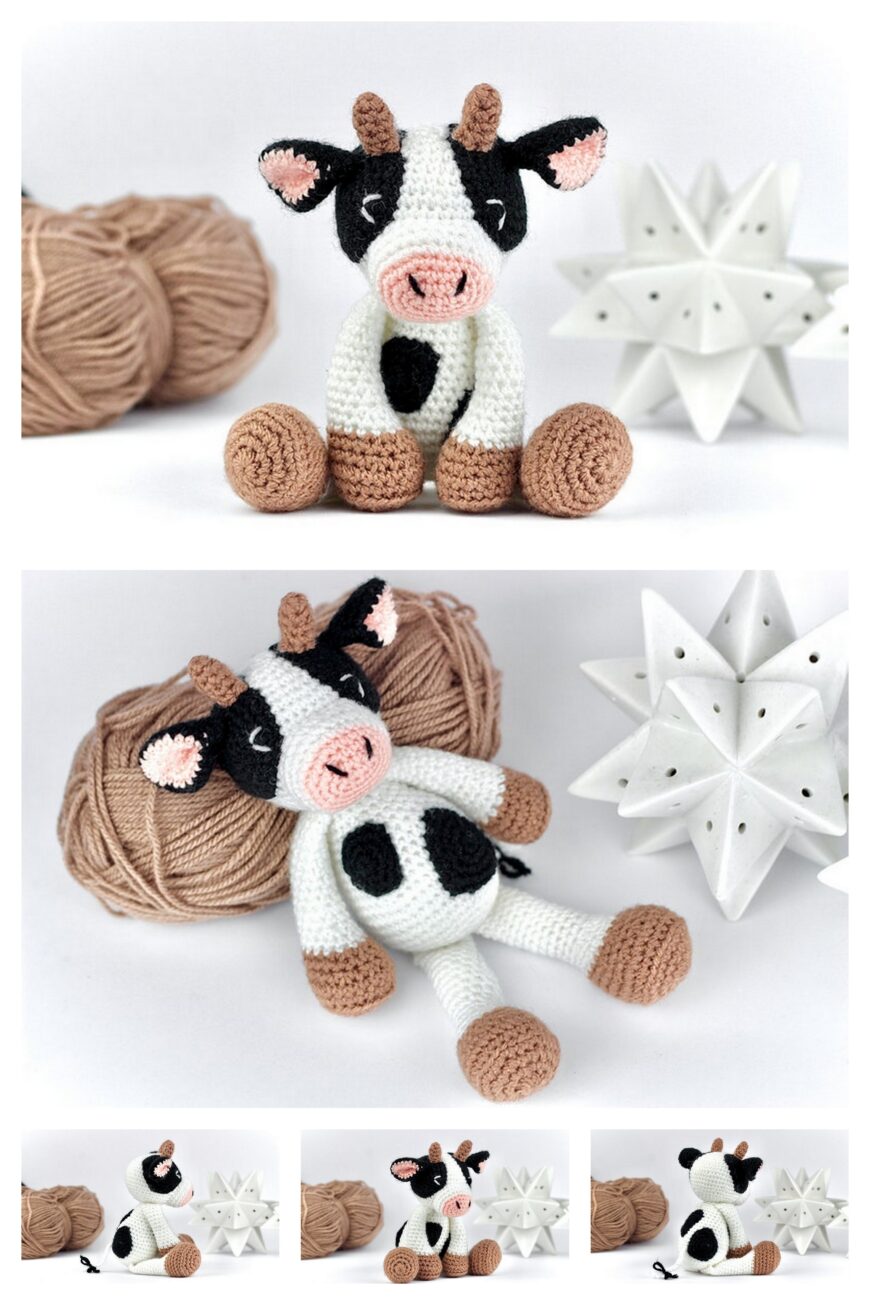 Amigurumi Little Cow Amigurumi Free Pattern-2 – Free Amigurumi Patterns