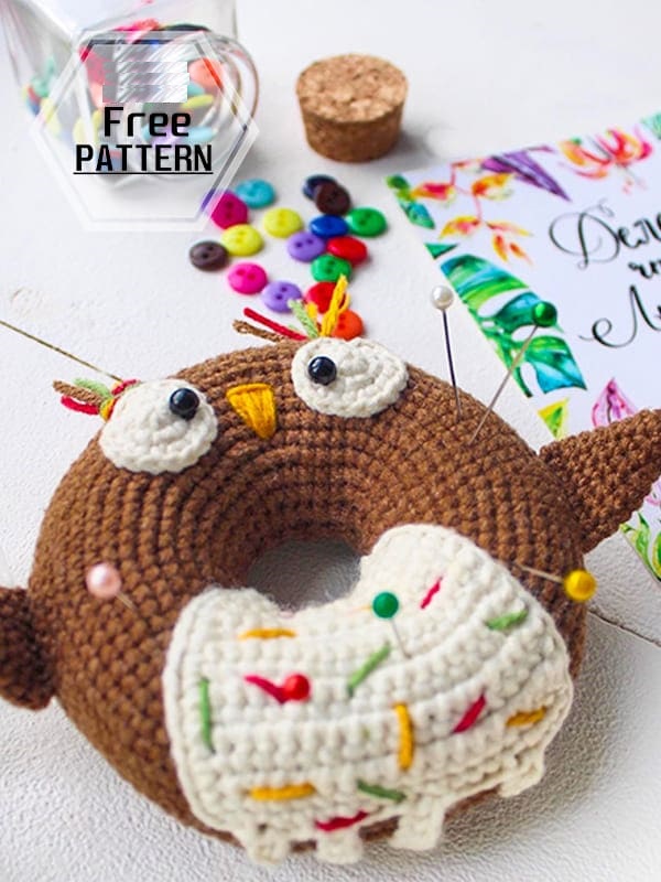 Amigurumi Owl Donut Free Pattern