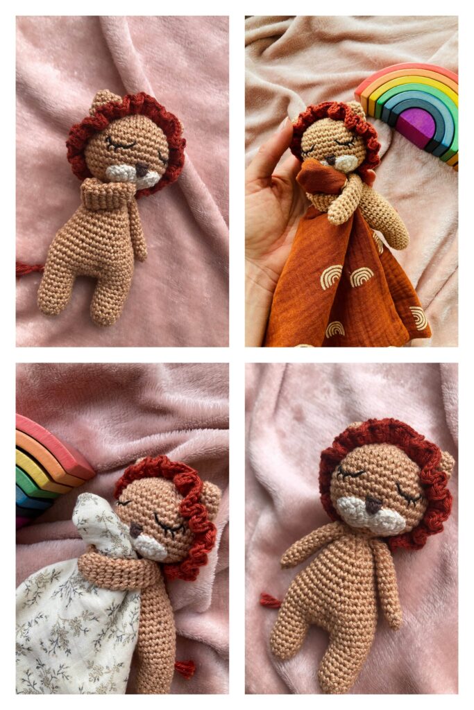 Small Crochet Lion 1 Min