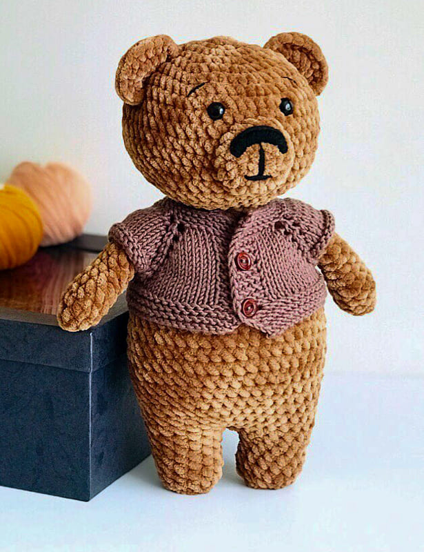 Amigurumi Stuffed Teddy Bear Free Pattern-1