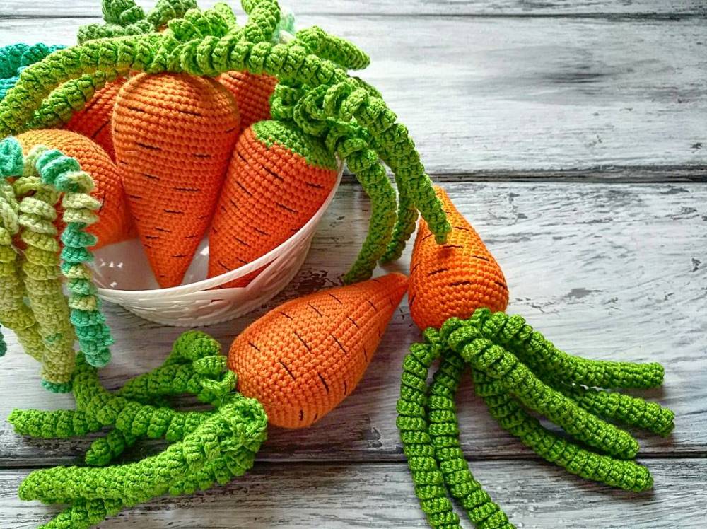 Crochet Carrot Amigurumi Min