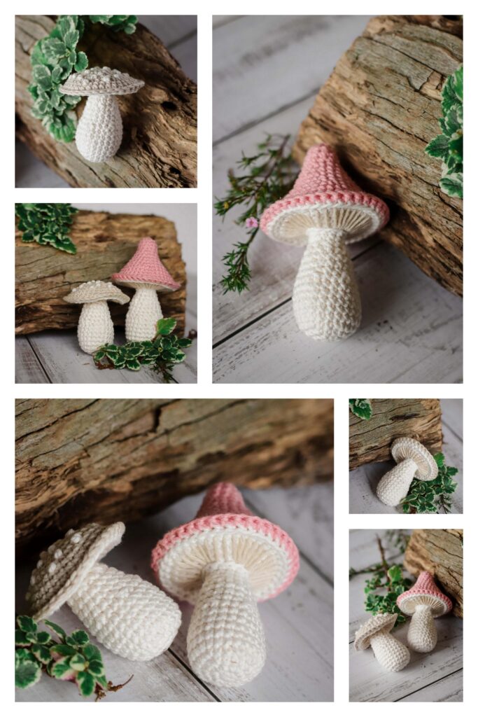 Crochet Mushroom 5 Min