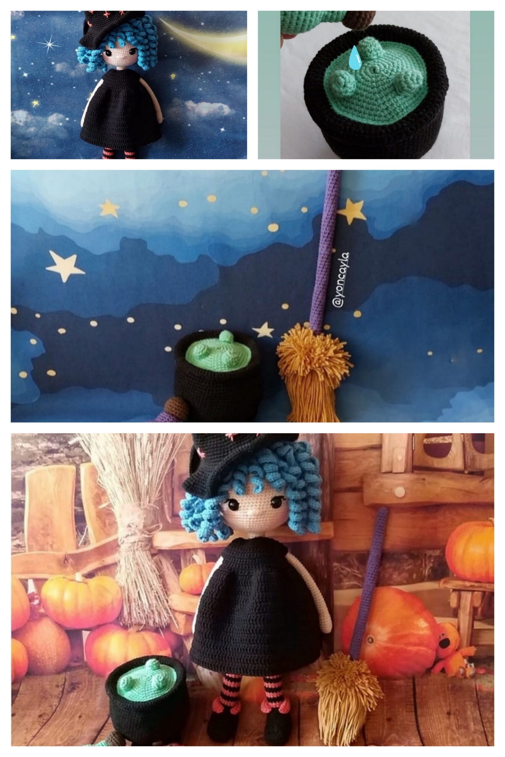 Amigurumi Witch Hat Free Pattern