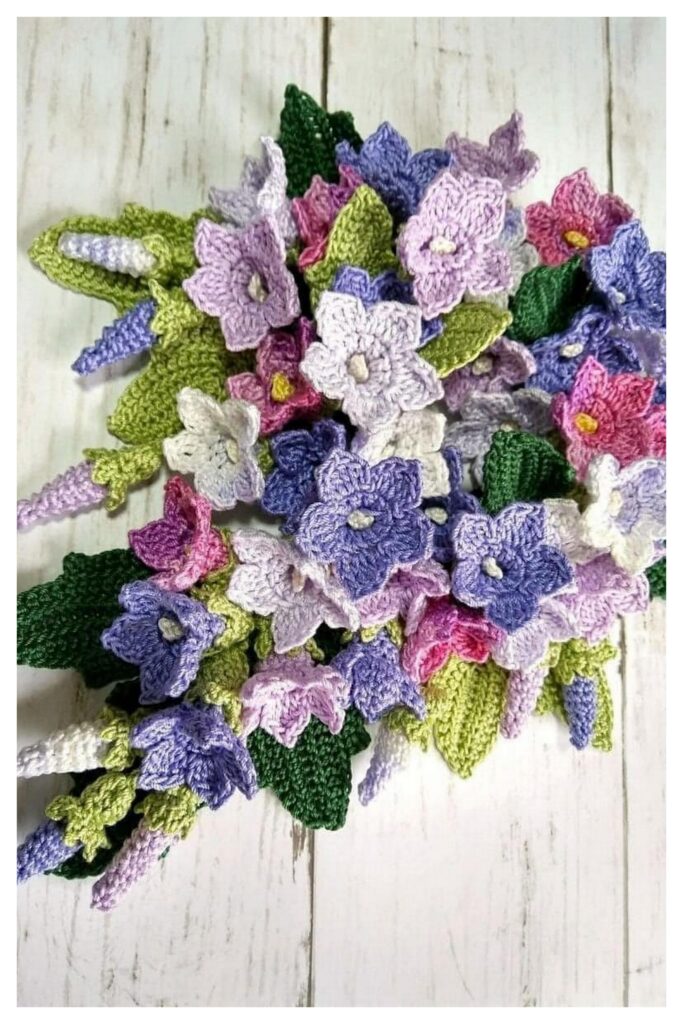 Crochet Bundle Of Flower13 Min
