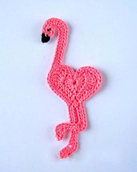 Crochet Flamingo Book Mark
