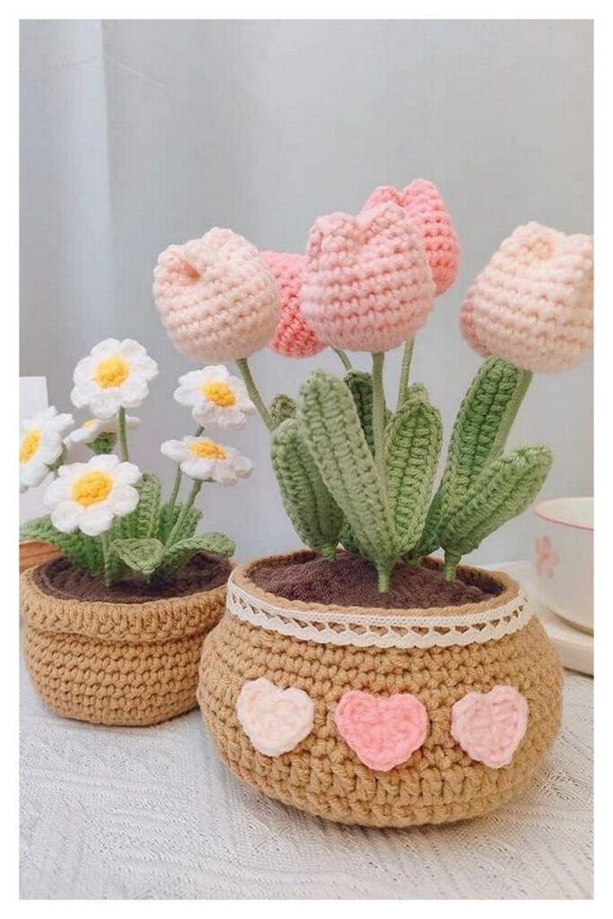 Crochet Flower 1 Min