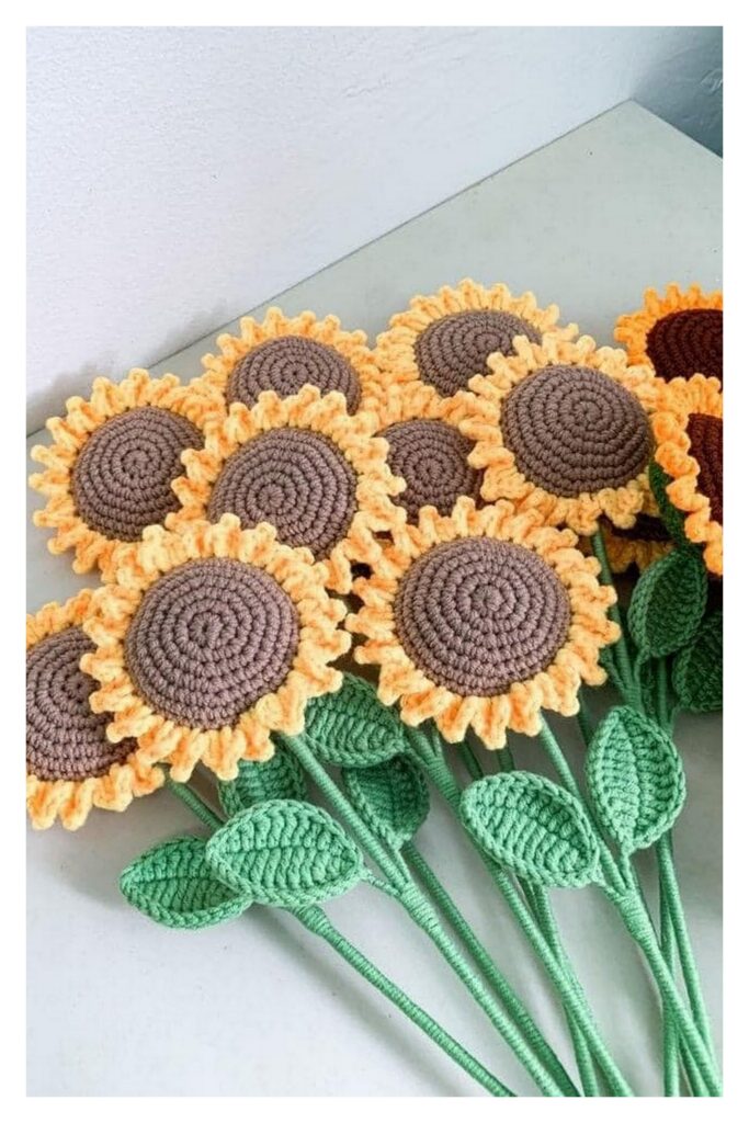 Crochet Flower 7 Min