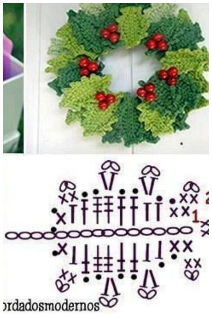Crochet Holly Plant 4 Min