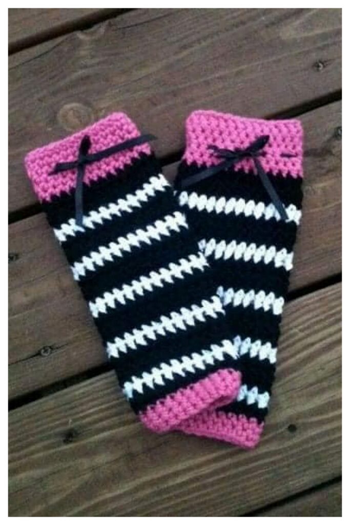 Crochet Leg Warmers10 Min