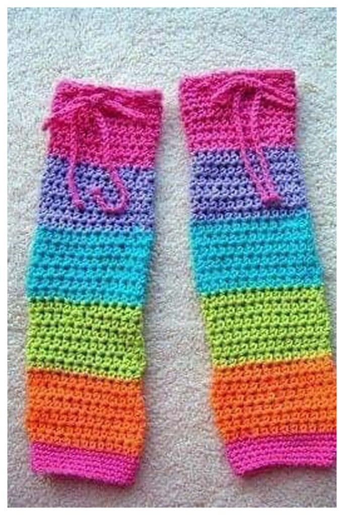 Crochet Leg Warmers7 Min