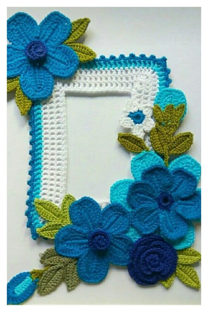 Crochet Picture Frame 2 Min