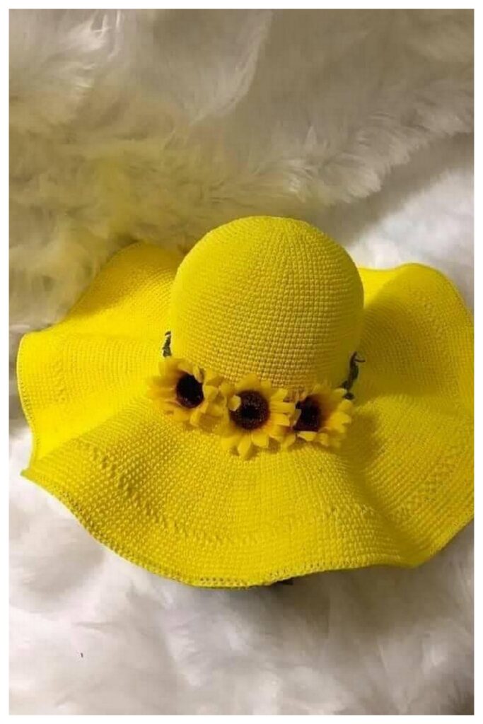 Crochet Sun Hat 7 Min