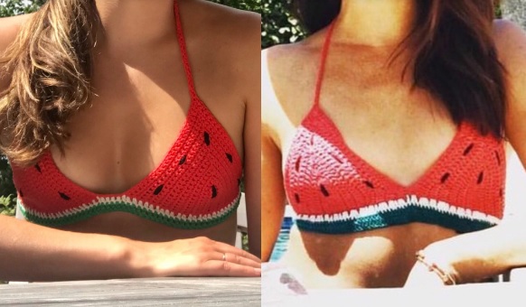 Crochet Watermelon Bikini