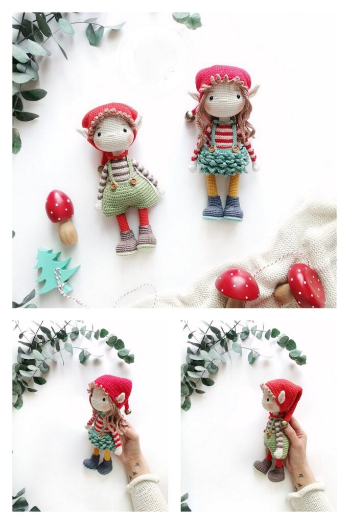 Christmas Elf Doll 4 Min