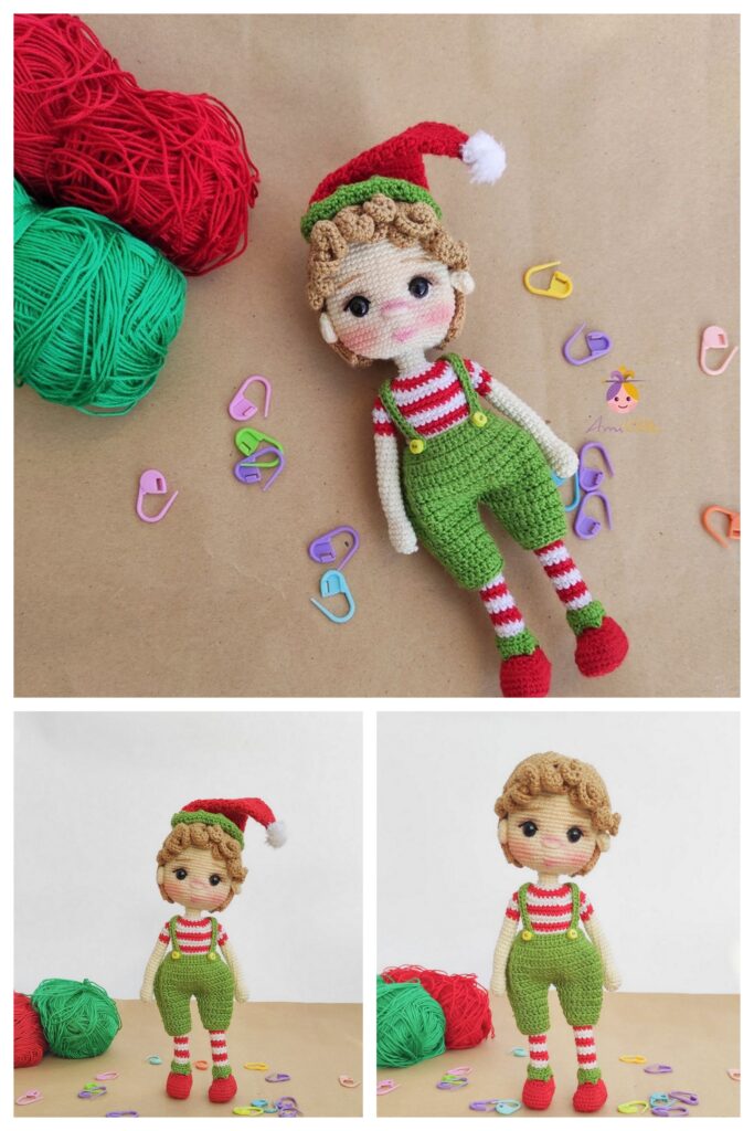 Christmas Elf Doll 6 Min