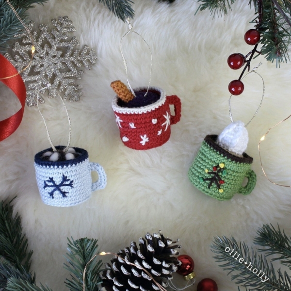 Christmas Hot Chocolate Mug Ornament