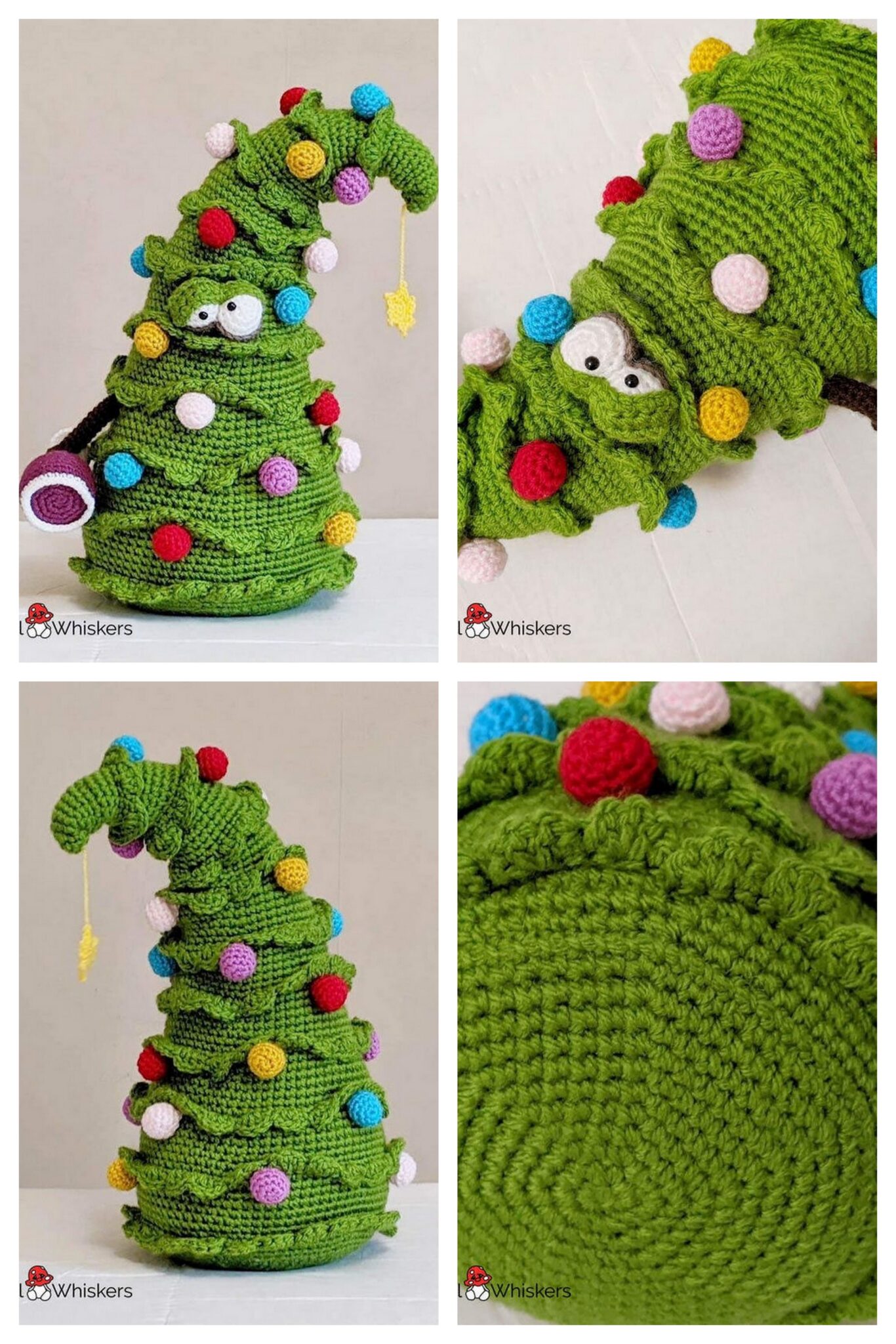Amigurumi Christmas Mini Tree Ornament Free Pattern5 Free Amigurumi