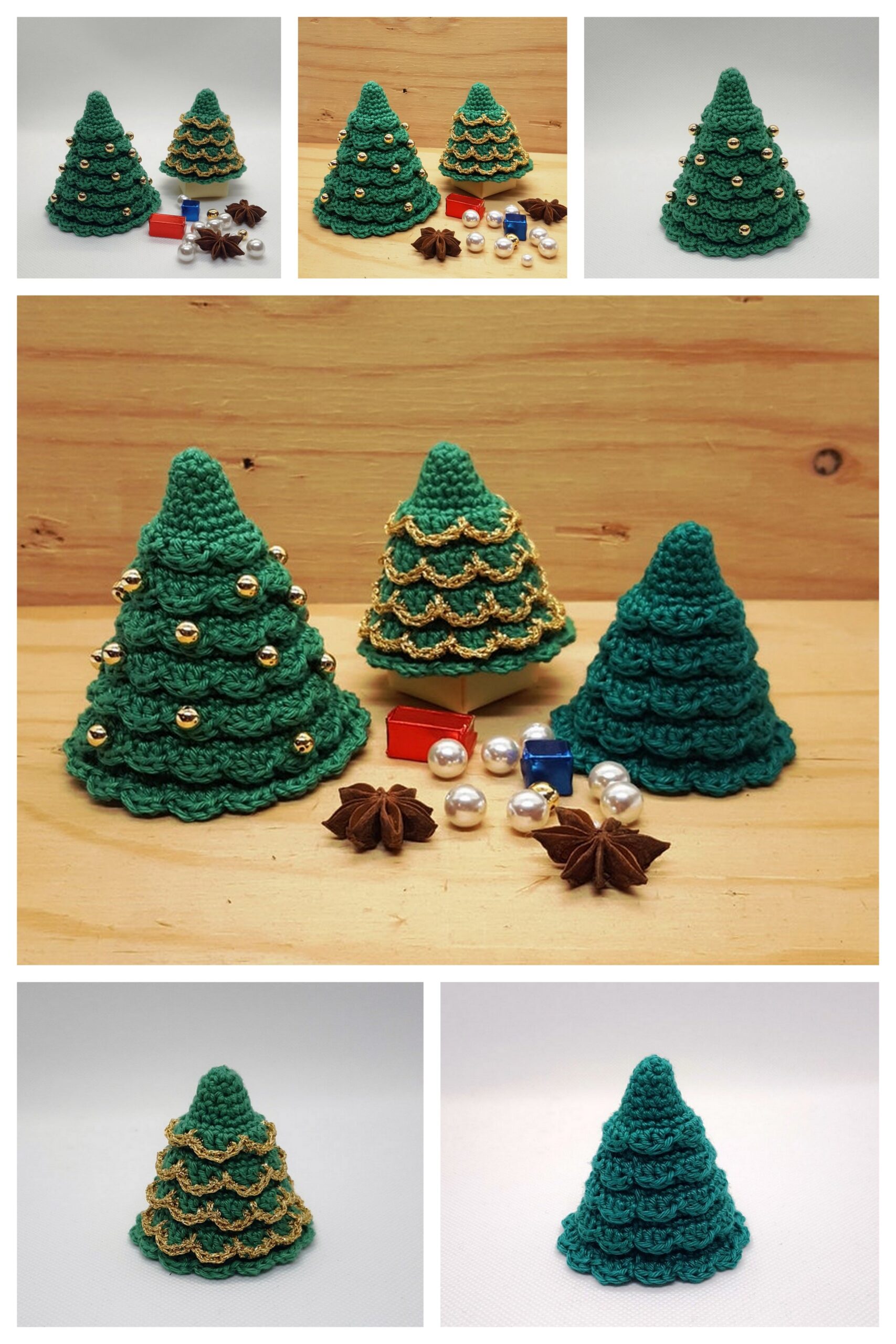 Amigurumi Christmas Mini Tree Ornament Free Pattern-5 – Free Amigurumi ...