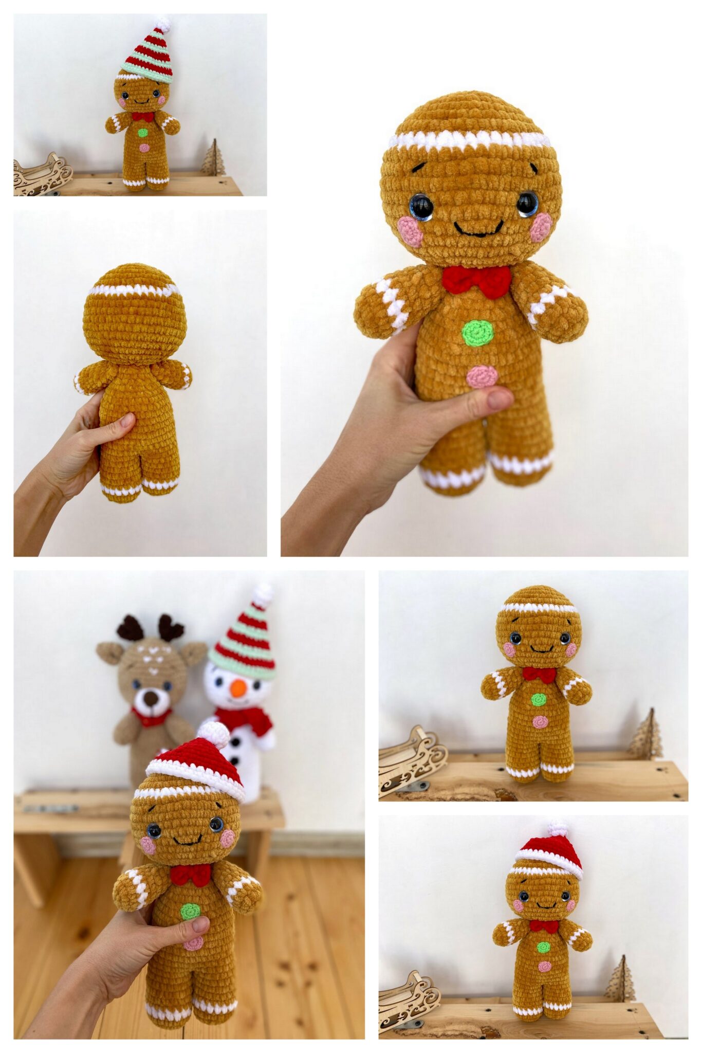 Amigurumi Gingerbread Man Free Pattern-2 – Free Amigurumi Patterns