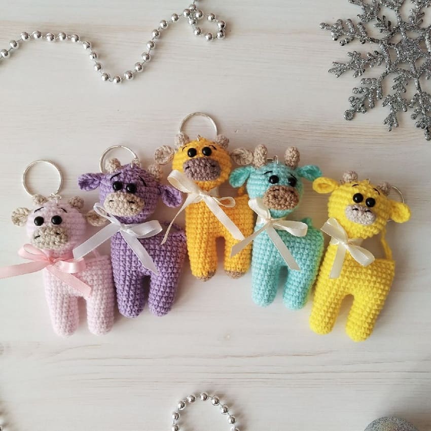 Amigurumi Keychain Goby Free Pattern-5