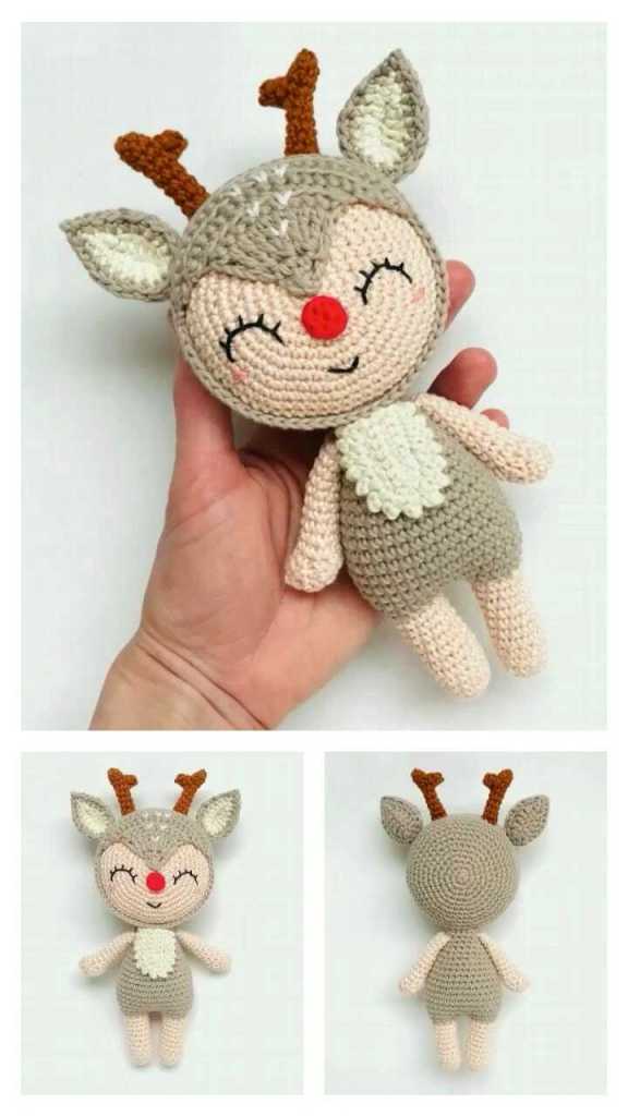 Crochet Reindeer 2 Min