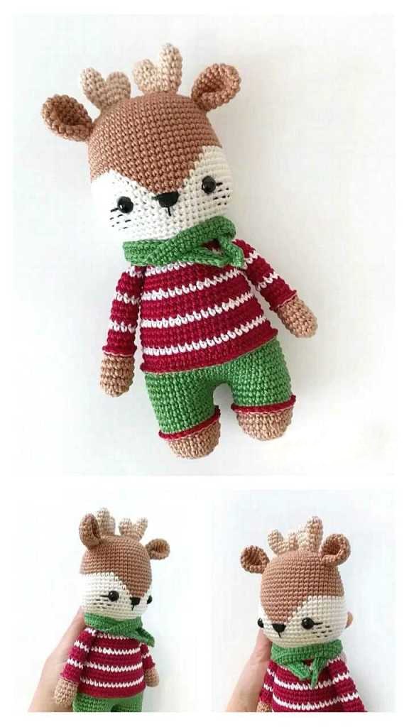 Crochet Reindeer 5 Min