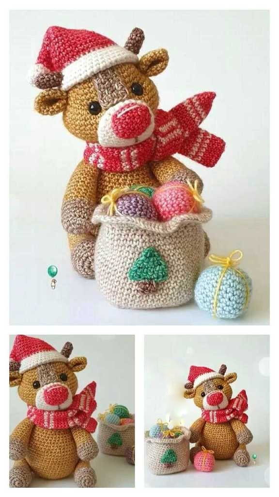 Crochet Reindeer 6 Min