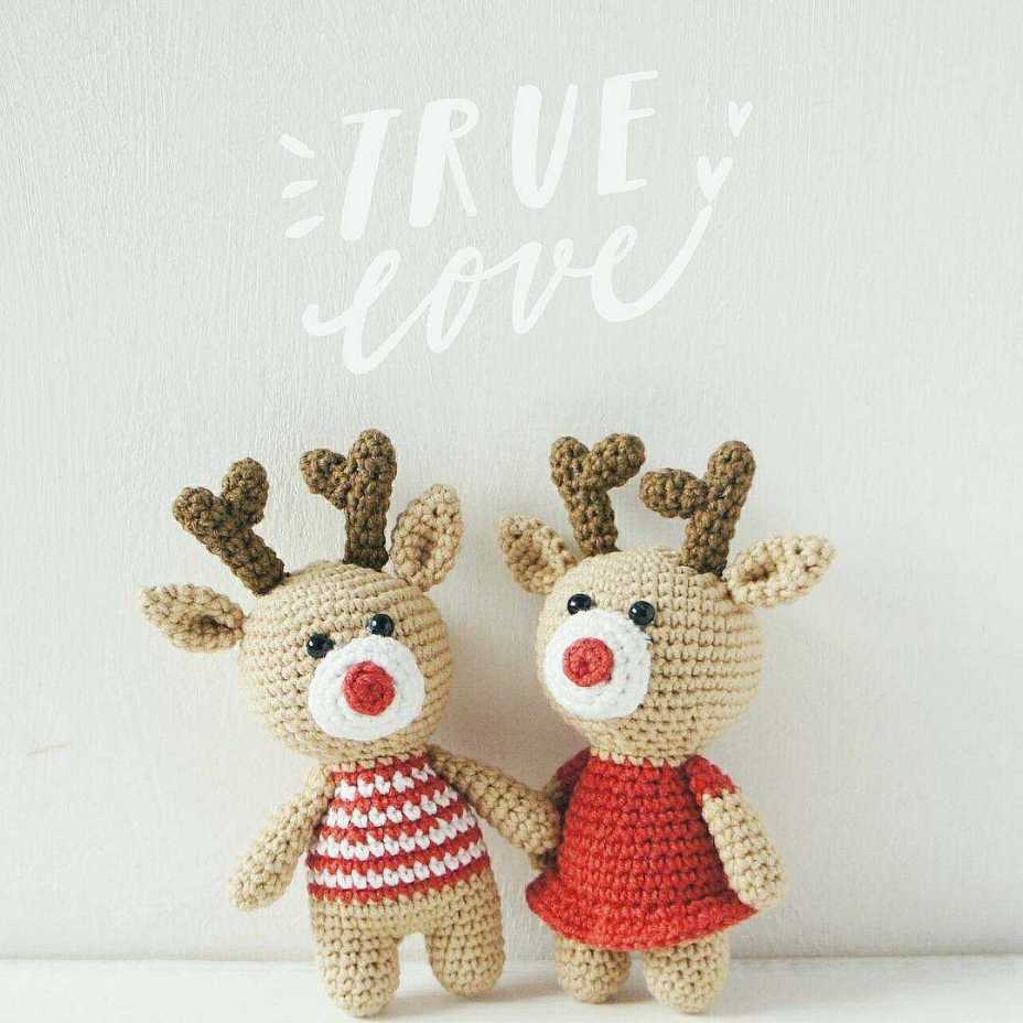 Amigurumi Crochet Reindeer Free Pattern-4