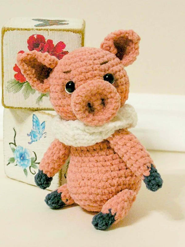 Amigurumi Crochet Piglet Free Pattern-4