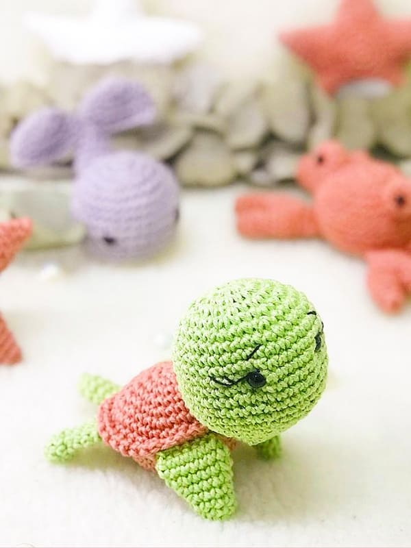 Amigurumi Crochet Turtle Meg Free Pattern-1