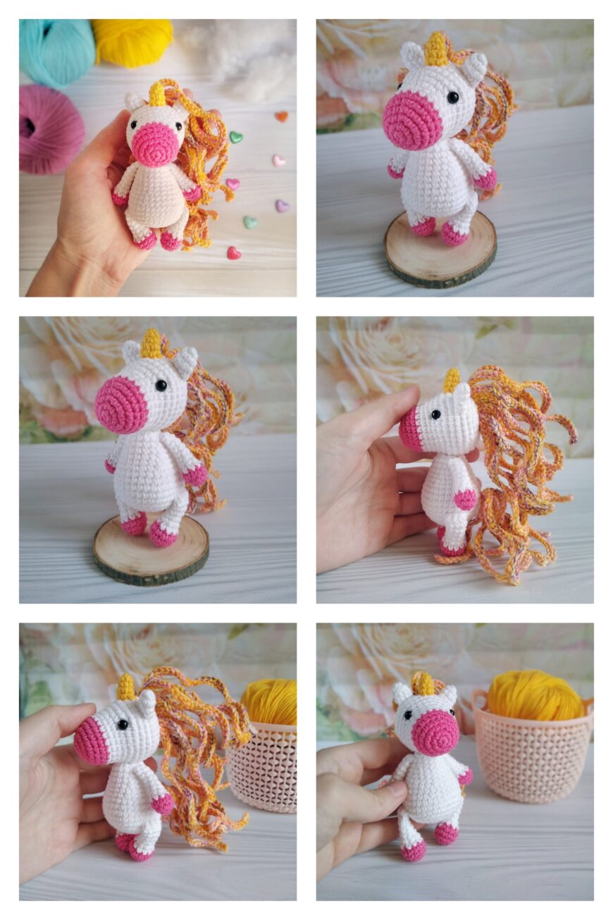 Amigurumi Crochet Unicorn Free Pattern-1 – Free Amigurumi Patterns