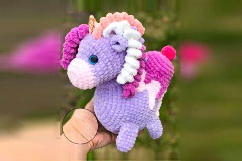 Crochet Unicorn 1