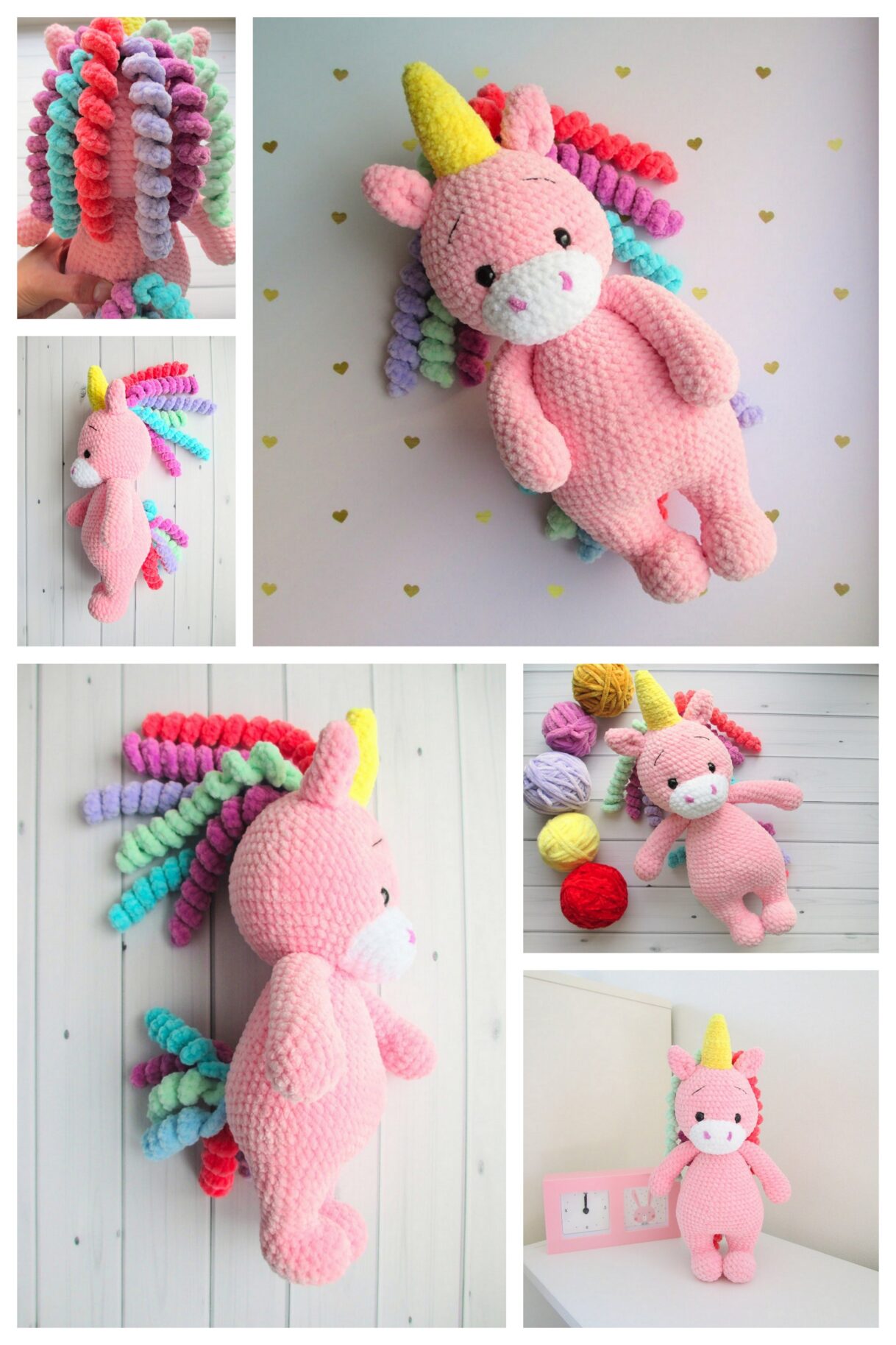 Amigurumi Crochet Unicorn Free Pattern-1 – Free Amigurumi Patterns