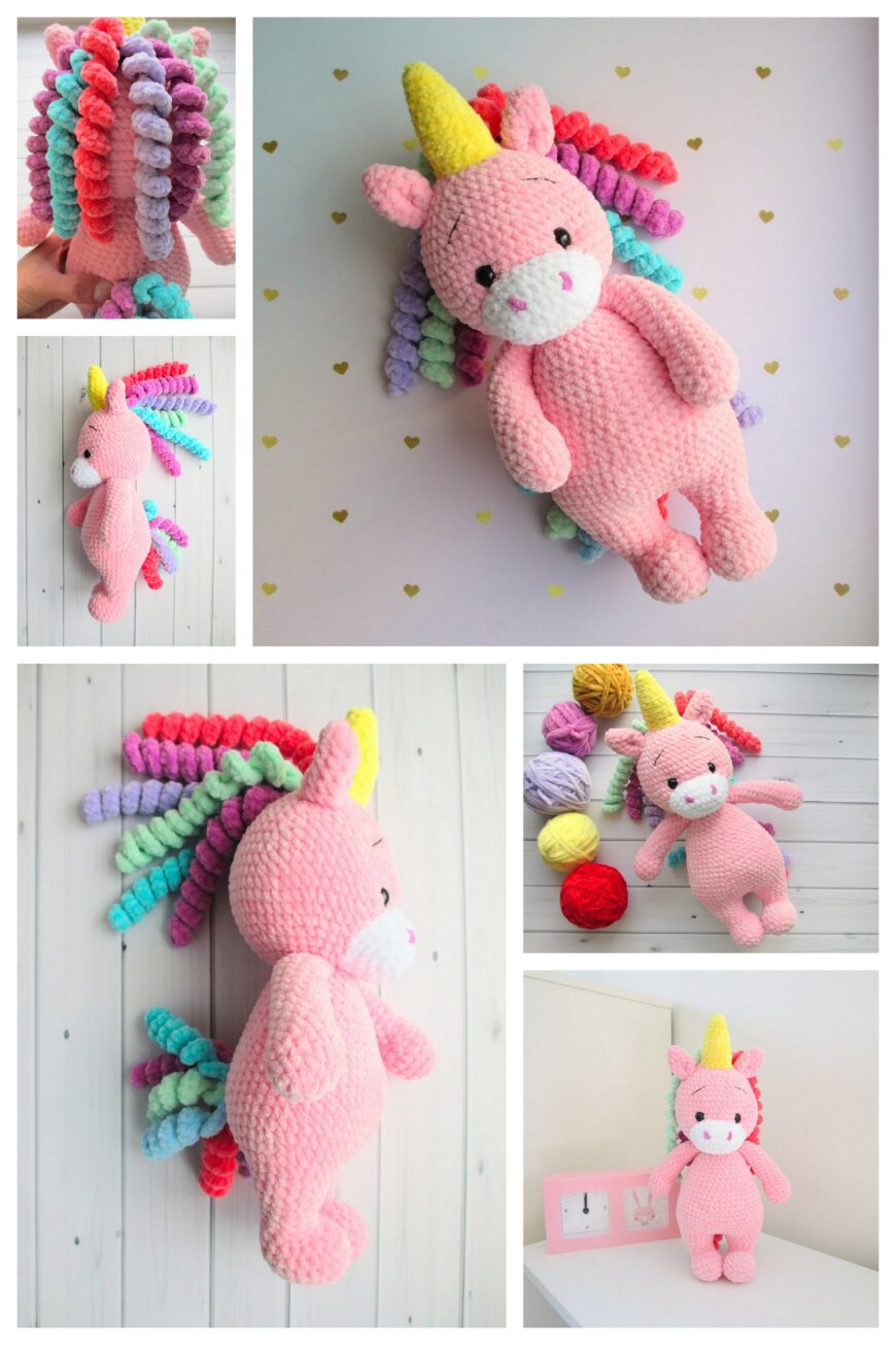 Amigurumi Crochet Unicorn Free Pattern-1 – Free Amigurumi Patterns