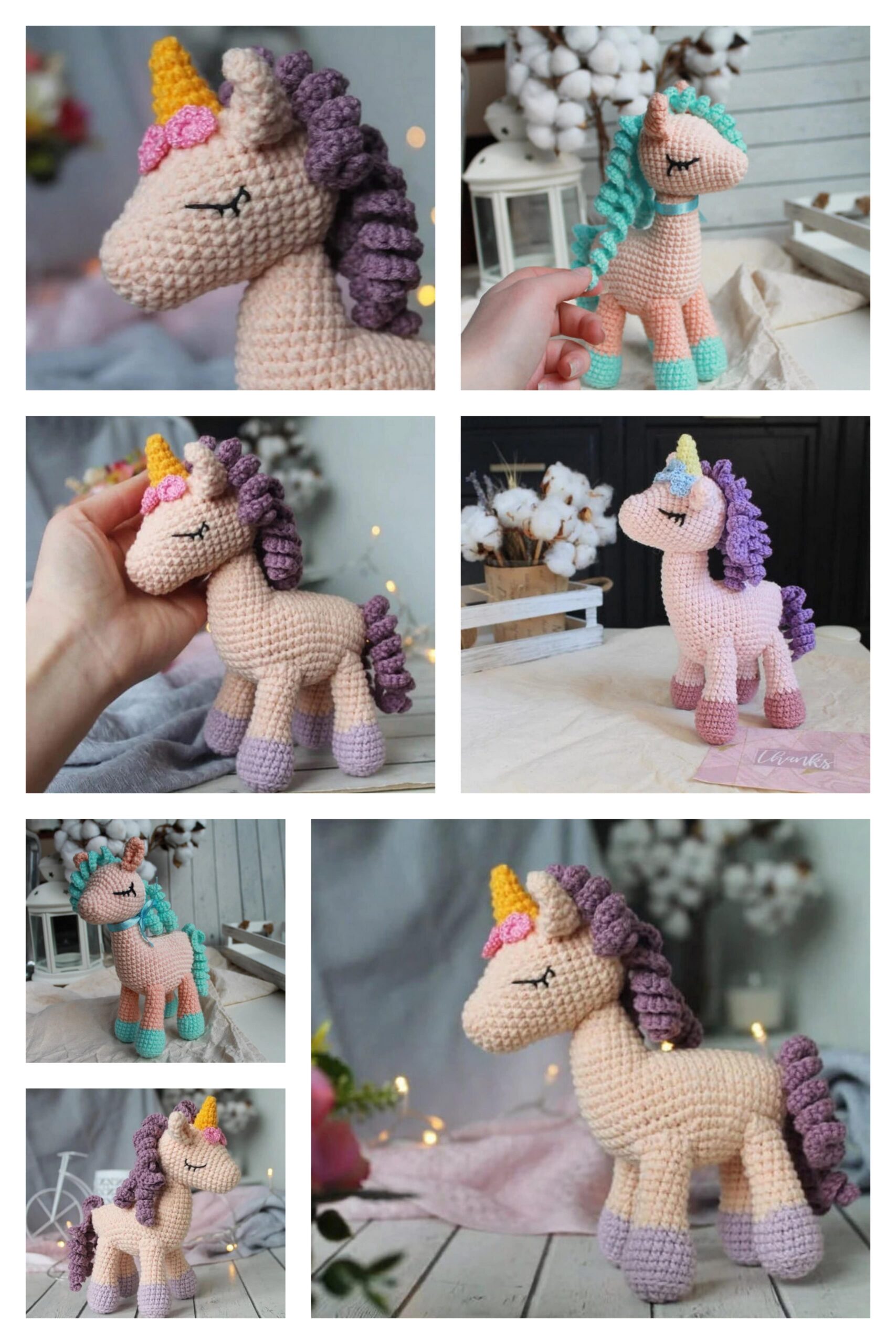 Amigurumi Crochet Unicorn Free Pattern-1 – Free Amigurumi Patterns