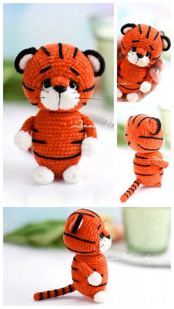Easy Crochet Tiger 1 5 Min