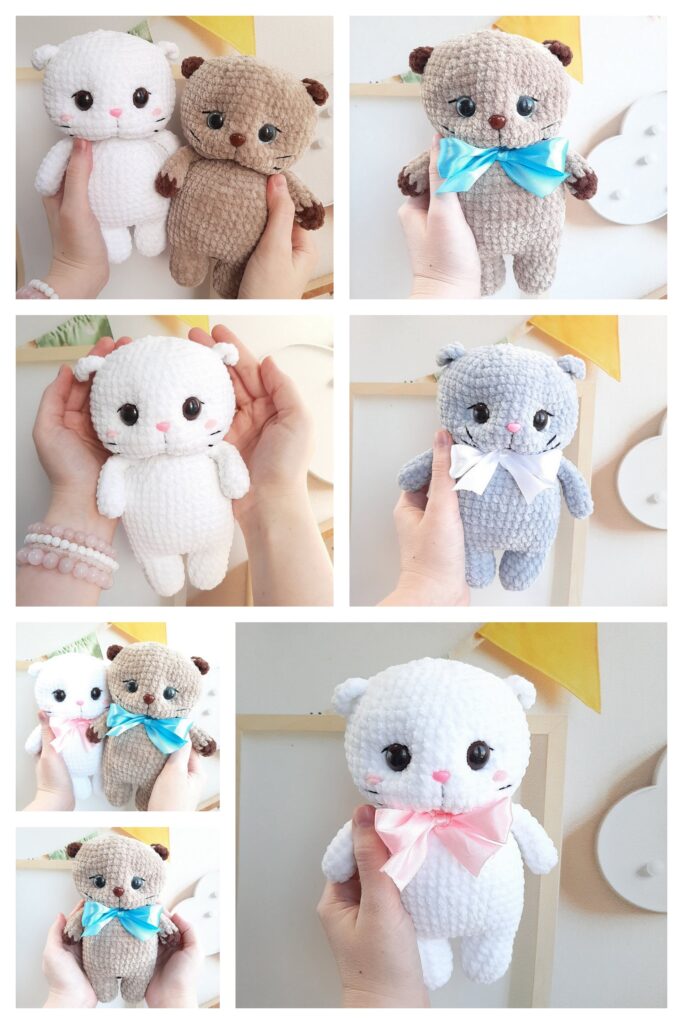 Plush Crochet Cat 3 1 Min