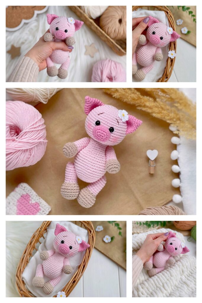 Crochet Piglet 4 8 Min