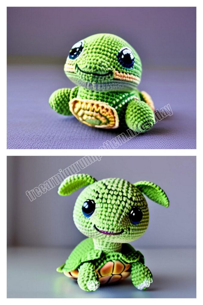 Crochet Turtle Meg 5 Min