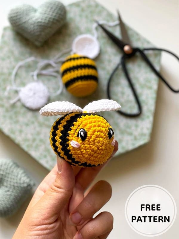 Amigurumi Little Bee Madison Free Pattern-4