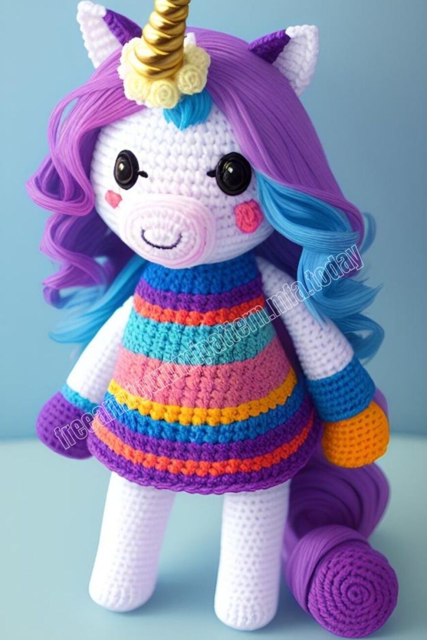 Amigurumi Lilly Unicorn Free Pattern-2 – Free Amigurumi Patterns